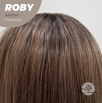 JBEXTENSION 22 Inches Apricot Women Pre-Cut Frontlace Glueless Wig ROBY APRICOT Alexwigs