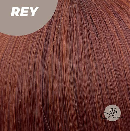 JBEXTENSION 22 Inches Wolf Cut Red Wig With Bangs REY Alexwigs