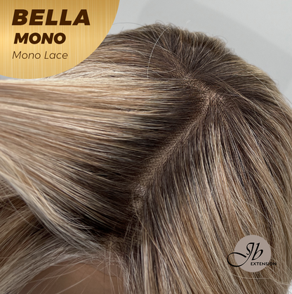 [PRE-ORDER] JBEXTENSION BELLA MONO Monofilament Handmade Wig 6X5 Full Monofilament Hand Tied Top Wig 15 Inches Peach Blonde Mono Lace Wig With Anti-slip Silicone Strips Glueless Wig BELLA MONO【BENDY EAR TABS】 Alexwigs