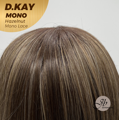[PRE-ORDER] JBEXTENSION D.KAY MONO Partial Monofilament Wig 18 Inches Hazelnut Partial Mono Lace Glueless Women Fashion Wig D.KAY MONO HAZELNUT【BENDY EAR TABS】 Alexwigs