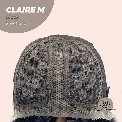 JBEXTENSION 22 Inches Body Wave Jet Black Pre-Cut Frontlace Glueless Wig CLAIRE M BLACK Alexwigs