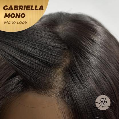 [PRE-ORDER] JBEXTENSION GABRIELLA MONO Monofilament Handmade Wig 6X5 Full Monofilament Hand Tied Top Wig 20 Inches Black Wave Mono Lace Wig With Anti-slip Silicone Strips Glueless Wig GABRIELLA MONO【BENDY EAR TABS】 Alexwigs