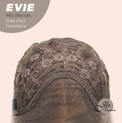 JBEXTENSION 22 Inches Mix Blonde Pre-Cut Free Part Frontlace Glueless Wig EVIE MIX BLONDE Alexwigs