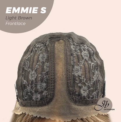 JBEXTENSION 22 Inches Curly Light Brown Pre-Cut Frontlace Glueless Wig EMMIE S LIGHT BROWN Alexwigs
