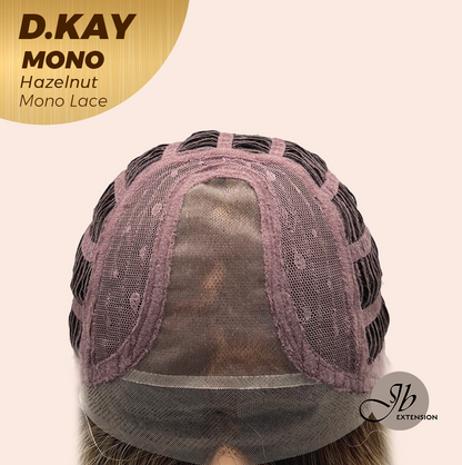 [PRE-ORDER] JBEXTENSION D.KAY MONO Partial Monofilament Wig 18 Inches Hazelnut Partial Mono Lace Glueless Women Fashion Wig D.KAY MONO HAZELNUT【BENDY EAR TABS】 Alexwigs