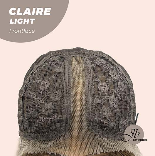 JBEXTENSION 24 Inches Body Wave Light Brown With Highlight Pre-Cut Frontlace Glueless Wig CLAIRE LIGHT Alexwigs