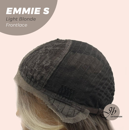 JBEXTENSION 22 Inches Curly Light Blonde Pre-Cut Frontlace Glueless Wig EMMIE S Alexwigs