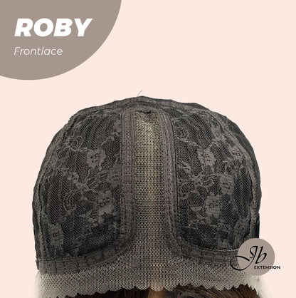 JBEXTENSION 22 Inches Brown Medium Length Women Pre-Cut Frontlace Glueless Wig ROBY Alexwigs