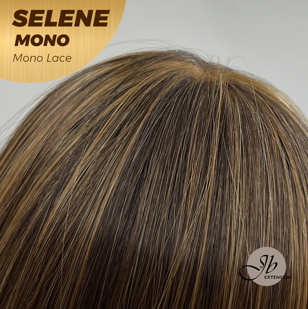 [PRE-ORDER] HOT OF SEASON -  SELENE MONO Monofilament Handmade Wig 6X5 Full Monofilament Hand Tied Top Wig 25 Inches Caramel Mono Lace Wig With Anti-slip Silicone Strips Glueless Wig SELENE MONO【BENDY EAR TABS】 Alexwigs