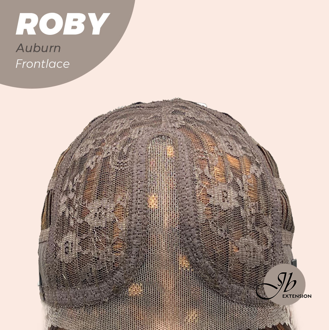 JBEXTENSION 22 Inches Auburn with Highlight Women Pre-Cut Frontlace Glueless Wig ROBY AUBURN Alexwigs