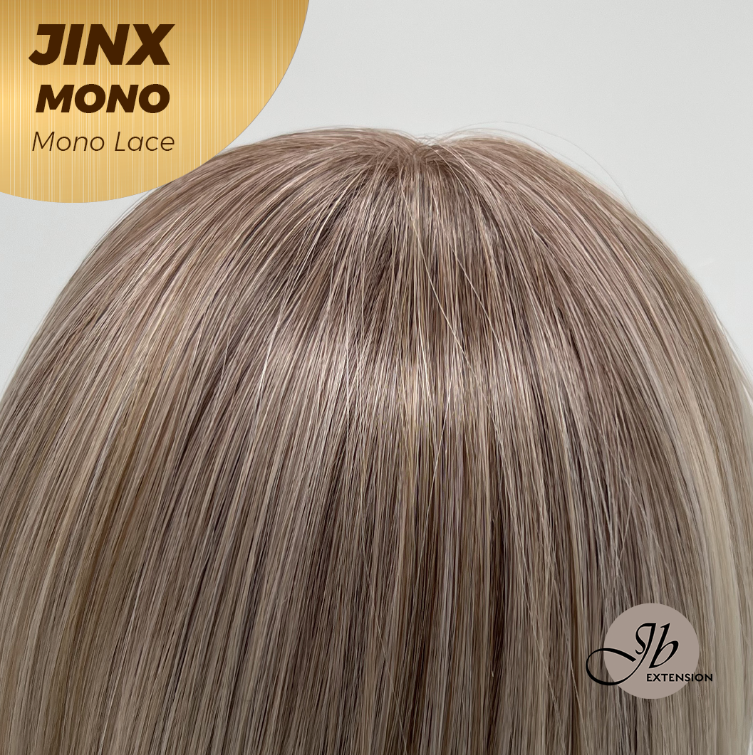 [PRE-ORDER] JBEXTENSION JINX MONO Monofilament Handmade Wig 6X5 Full Monofilament Hand Tied Top Wig 12 Inches Blonde Mono Lace Wig With Anti-slip Silicone Strips Glueless Wig JINX MONO【BENDY EAR TABS】 Alexwigs