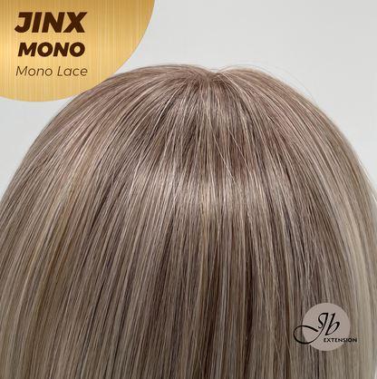 [PRE-ORDER] JBEXTENSION JINX MONO Monofilament Handmade Wig 6X5 Full Monofilament Hand Tied Top Wig 12 Inches Blonde Mono Lace Wig With Anti-slip Silicone Strips Glueless Wig JINX MONO【BENDY EAR TABS】 Alexwigs