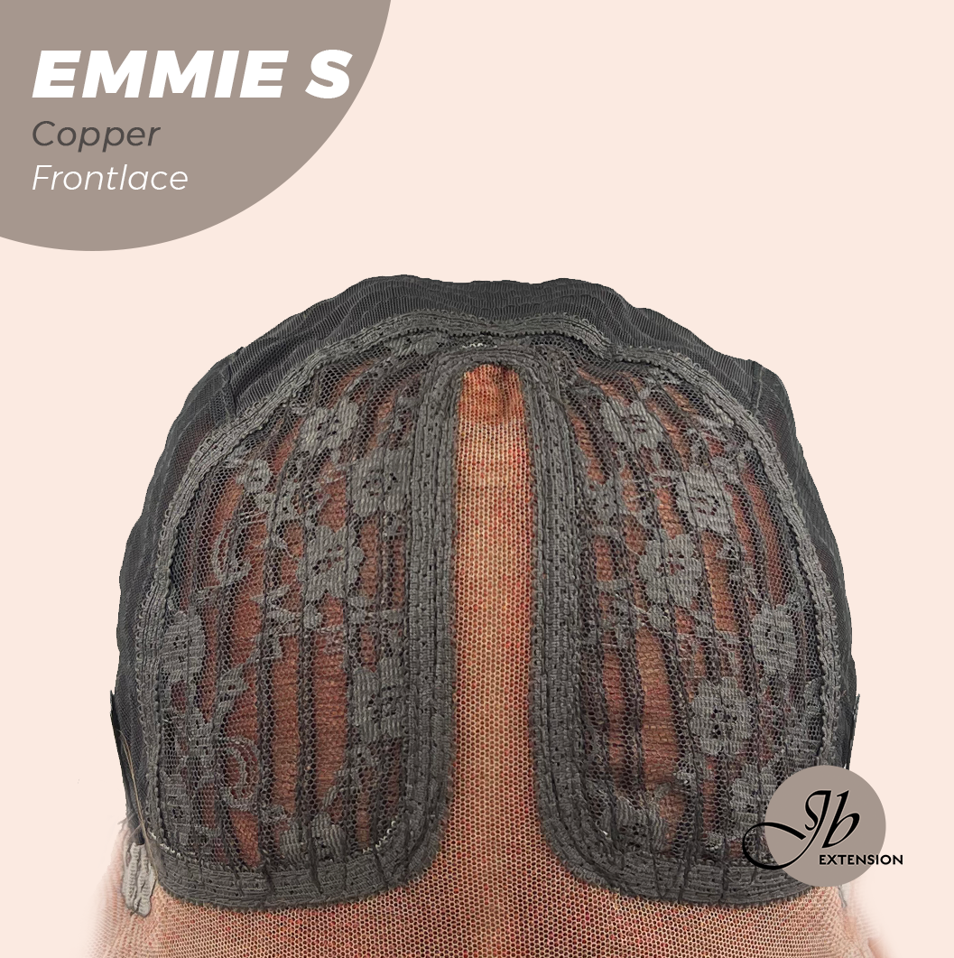JBEXTENSION 22 Inches Curly Copper Pre-Cut Frontlace Glueless Wig EMMIE S COPPER Alexwigs