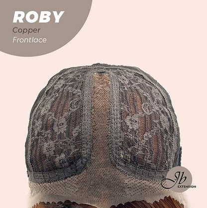 JBEXTENSION 22 Inches Copper Medium Length Women Pre-Cut Frontlace Glueless Wig ROBY COPPER Alexwigs