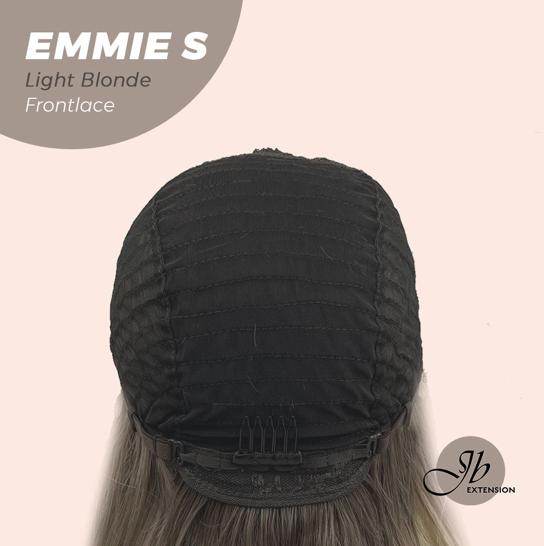 JBEXTENSION 22 Inches Curly Light Blonde Pre-Cut Frontlace Glueless Wig EMMIE S Alexwigs