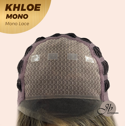 [PRE-ORDER] JBEXTENSION KHLOE MONO Monofilament Handmade Wig 6X5 Full Monofilament Hand Tied Top Wig 12 Inches Bob Cut Hazelnut Blonde Highlight Mono Lace Handmade Futura Fiber Wig With Anti-slip Silicone Strips Glueless Wig KHLOE MONO【BENDY EAR TABS】