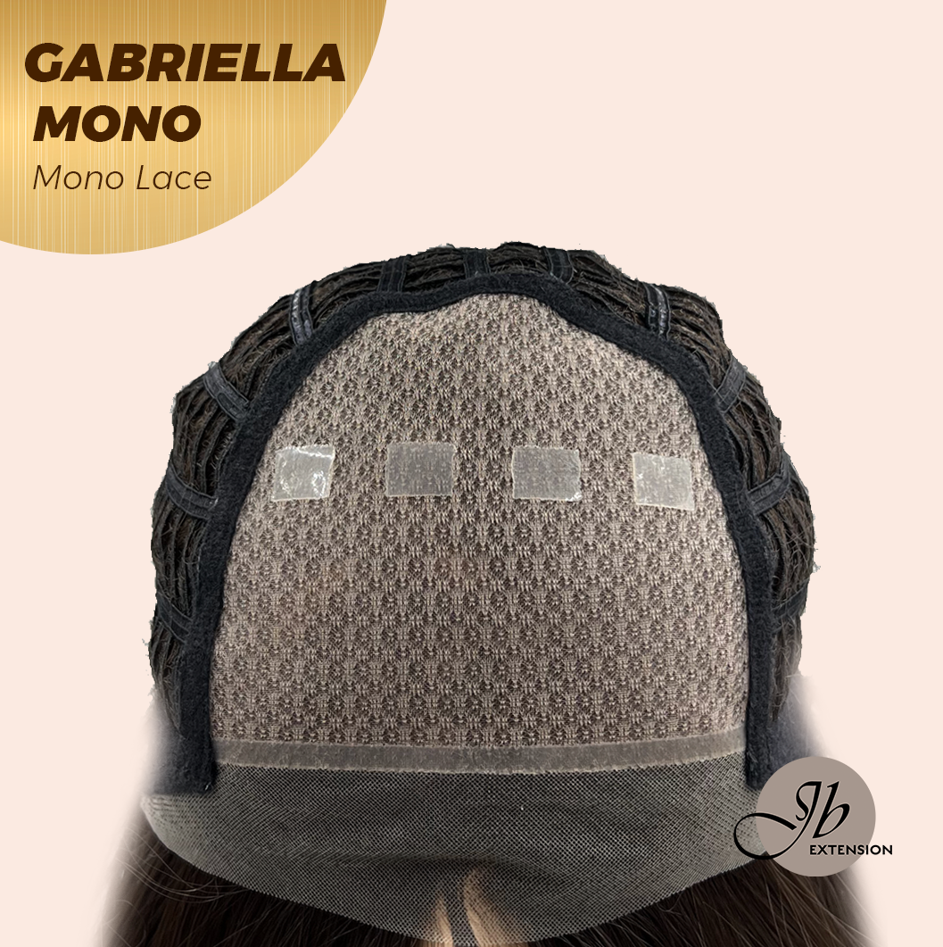 [PRE-ORDER] JBEXTENSION GABRIELLA MONO Monofilament Handmade Wig 6X5 Full Monofilament Hand Tied Top Wig 20 Inches Black Wave Mono Lace Wig With Anti-slip Silicone Strips Glueless Wig GABRIELLA MONO【BENDY EAR TABS】 Alexwigs