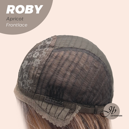 JBEXTENSION 22 Inches Apricot Women Pre-Cut Frontlace Glueless Wig ROBY APRICOT Alexwigs