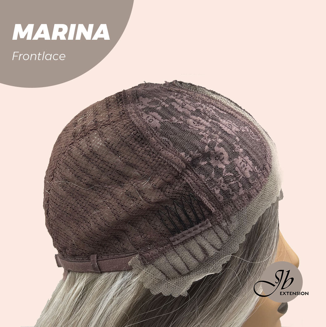 JBEXTENSION 20 Inches Silver Color Wave Pre-Cut Frontlace Glueless Wig MARINA Alexwigs