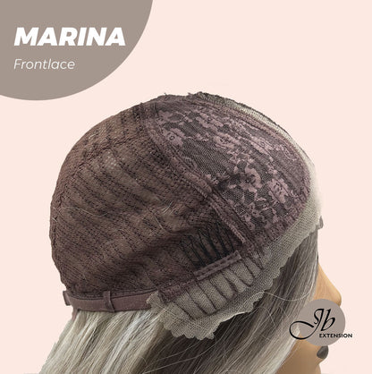 JBEXTENSION 20 Inches Silver Color Wave Pre-Cut Frontlace Glueless Wig MARINA Alexwigs