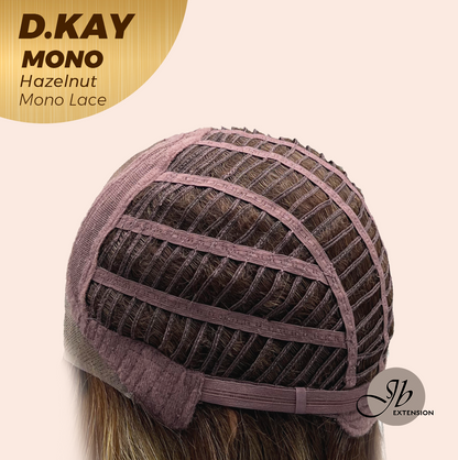 [PRE-ORDER] JBEXTENSION D.KAY MONO Partial Monofilament Wig 18 Inches Hazelnut Partial Mono Lace Glueless Women Fashion Wig D.KAY MONO HAZELNUT【BENDY EAR TABS】 Alexwigs