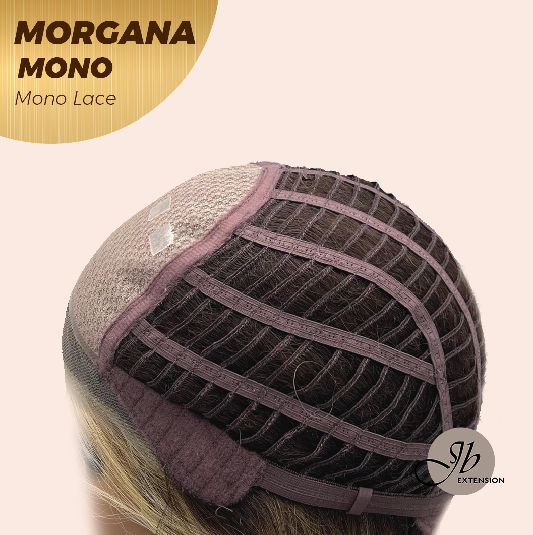 [PRE-ORDER] JBEXTENSION MORGANA MONO Monofilament Handmade Wig 6X5 Full Monofilament Hand Tied Top Wig 13 Inches Hazelnut Blonde Highlight Mono Lace Wig With Anti-slip Silicone Strips Glueless Wig MORGANA MONO【BENDY EAR TABS】 Alexwigs