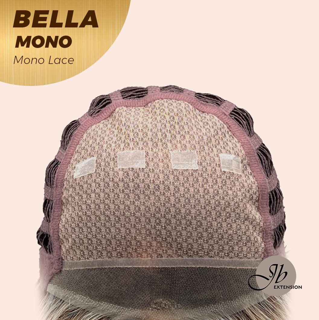 [PRE-ORDER] JBEXTENSION BELLA MONO Monofilament Handmade Wig 6X5 Full Monofilament Hand Tied Top Wig 15 Inches Peach Blonde Mono Lace Wig With Anti-slip Silicone Strips Glueless Wig BELLA MONO【BENDY EAR TABS】 Alexwigs