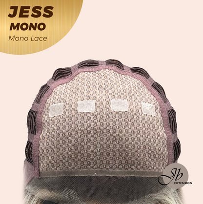 [PRE-ORDER] JBEXTENSION JESS MONO Monofilament Handmade Wig 6X5 Full Monofilament Hand Tied Top Wig 10 Inches Blonde Mono Lace Wig With Anti-slip Silicone Strips Glueless Wig JESS MONO【BENDY EAR TABS】 Alexwigs