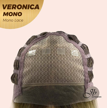 [PRE-ORDER] JBEXTENSION VERONICA MONO Monofilament Handmade Wig 6X5 Full Monofilament Hand Tied Top Wig 12 Inches Blonde Wave Mono Lace Wig With Anti-slip Silicone Strips Glueless Wig VERONICA MONO【BENDY EAR TABS】 Alexwigs