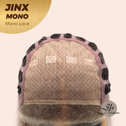 [PRE-ORDER] JBEXTENSION JINX MONO Monofilament Handmade Wig 6X5 Full Monofilament Hand Tied Top Wig 12 Inches Blonde Mono Lace Wig With Anti-slip Silicone Strips Glueless Wig JINX MONO【BENDY EAR TABS】 Alexwigs