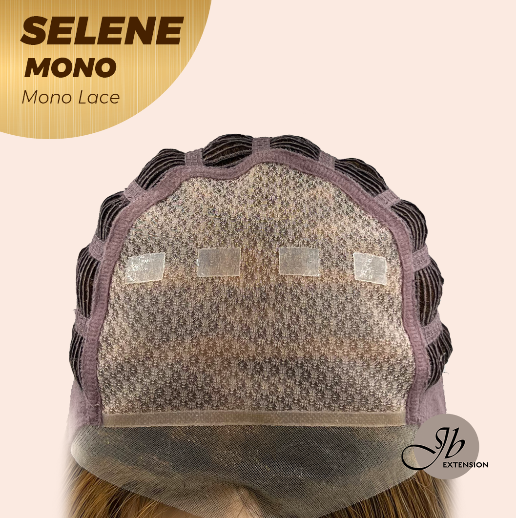 [PRE-ORDER] JBEXTENSION SELENE MONO Monofilament Handmade Wig 6X5 Full Monofilament Hand Tied Top Wig 25 Inches Caramel Mono Lace Wig With Anti-slip Silicone Strips Glueless Wig SELENE MONO【BENDY EAR TABS】 Alexwigs