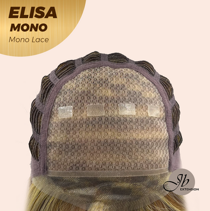 [PRE-ORDER] JBEXTENSION ELISA MONO Monofilament Handmade Wig 6X5 Full Monofilament Hand Tied Top Wig 16 Inches Crème Caramel Mono Lace Wig With Anti-slip Silicone Strips Glueless Wig ELISA MONO【BENDY EAR TABS】 Alexwigs