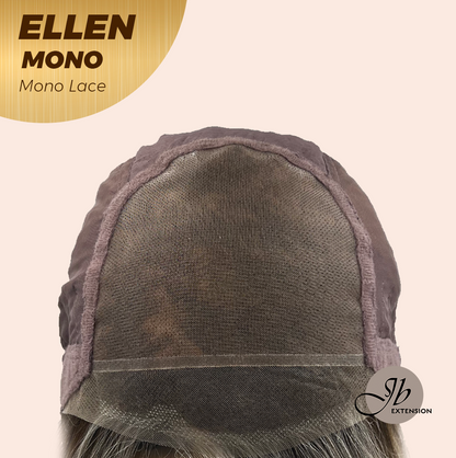 [PRE-ORDER] JBEXTENSION ELLEN MONO Full Monofilament Handmade Full Lace Full Hand Tied Wig 12 Inches Blonde Mono Lace Handmade Futura Fiber Wig Glueless Wig ELLEN MONO【BENDY EAR TABS】 Alexwigs