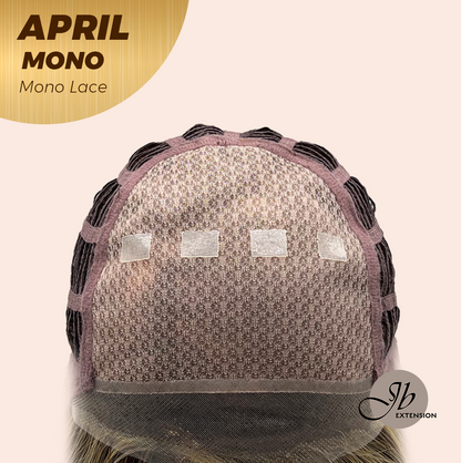 [PRE-ORDER] JBEXTENSION APRIL MONO Monofilament Handmade Wig 6X5 Full Monofilament Hand Tied Top Wig 18 Inches Hazelnut Mono Lace Wig With Anti-slip Silicone Strips Glueless Wig APRIL MONO HAZELNUT【BENDY EAR TABS】 Alexwigs