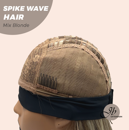 JBEXTENSION 24 Inches Long Curly Hair Mix Blonde Headband Wig SPIKE WAVE HAIR - MIX BLONDE Alexwigs