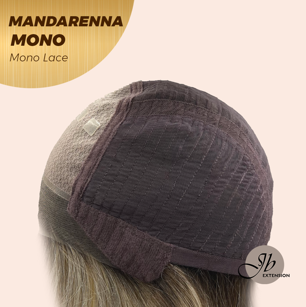 [PRE-ORDER] JBEXTENSION MANDARENNA MONO Monofilament Handmade Wig 6X5 Full Monofilament Hand Tied Top Wig 8 Inches Dark Blonde Mono Lace Handmade Futura Fiber Wig With Anti-slip Silicone Strips Glueless Wig MANDARENNA MONO【BENDY EAR TABS】 Alexwigs