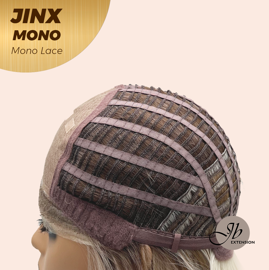 [PRE-ORDER] JBEXTENSION JINX MONO Monofilament Handmade Wig 6X5 Full Monofilament Hand Tied Top Wig 12 Inches Blonde Mono Lace Wig With Anti-slip Silicone Strips Glueless Wig JINX MONO【BENDY EAR TABS】 Alexwigs