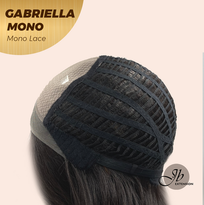 [PRE-ORDER] JBEXTENSION GABRIELLA MONO Monofilament Handmade Wig 6X5 Full Monofilament Hand Tied Top Wig 20 Inches Black Wave Mono Lace Wig With Anti-slip Silicone Strips Glueless Wig GABRIELLA MONO【BENDY EAR TABS】 Alexwigs