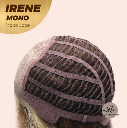 [PRE-ORDER] JBEXTENSION IRENE MONO Monofilament Handmade Wig 6X5 Full Monofilament Hand Tied Top Wig 19 Inches Hazelnut Curly Mono Lace Wig With Anti-slip Silicone Strips Glueless Wig IRENE MONO【BENDY EAR TABS】 Alexwigs