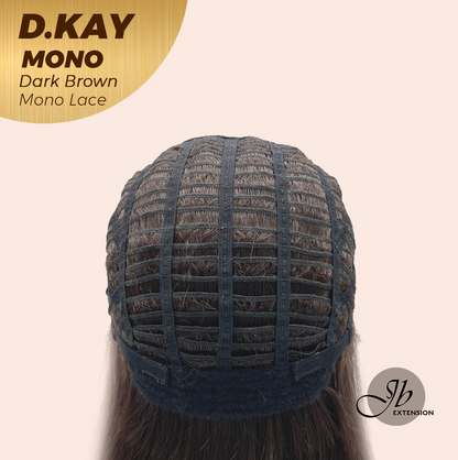 [PRE-ORDER] JBEXTENSION D.KAY MONO Partial Monofilament Wig 18 Inches Dark Brown Partial Mono Lace Glueless Women Fashion Wig D.KAY MONO DARK BROWN【BENDY EAR TABS】 Alexwigs