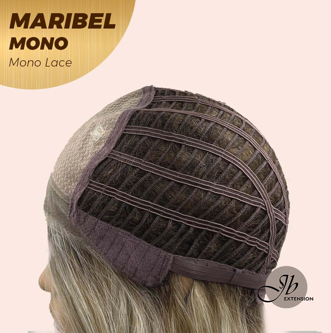 [PRE-ORDER] JBEXTENSION MARIBEL MONO Monofilament Handmade Wig 6X5 Full Monofilament Hand Tied Top Wig 16 Inches Blonde With Dark Root Wave Mono Lace Wig With Anti-slip Silicone Strips Glueless Wig Maribel Mono【BENDY EAR TABS】 Alexwigs
