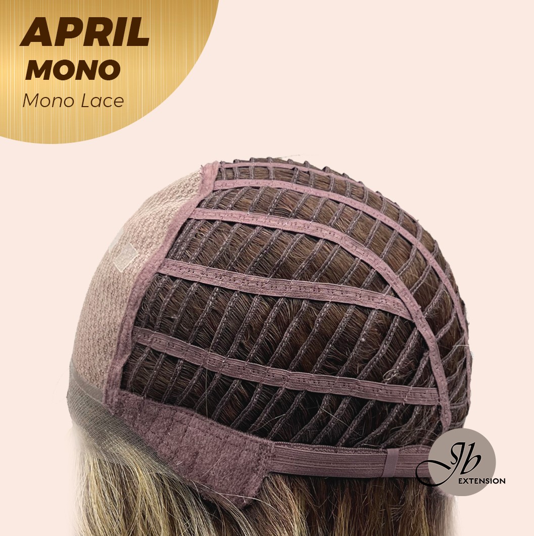 [PRE-ORDER] JBEXTENSION APRIL MONO Monofilament Handmade Wig 6X5 Full Monofilament Hand Tied Top Wig 18 Inches Hazelnut Mono Lace Wig With Anti-slip Silicone Strips Glueless Wig APRIL MONO HAZELNUT【BENDY EAR TABS】 Alexwigs