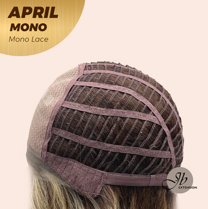 [PRE-ORDER] JBEXTENSION APRIL MONO Monofilament Handmade Wig 6X5 Full Monofilament Hand Tied Top Wig 18 Inches Hazelnut Mono Lace Wig With Anti-slip Silicone Strips Glueless Wig APRIL MONO HAZELNUT【BENDY EAR TABS】 Alexwigs