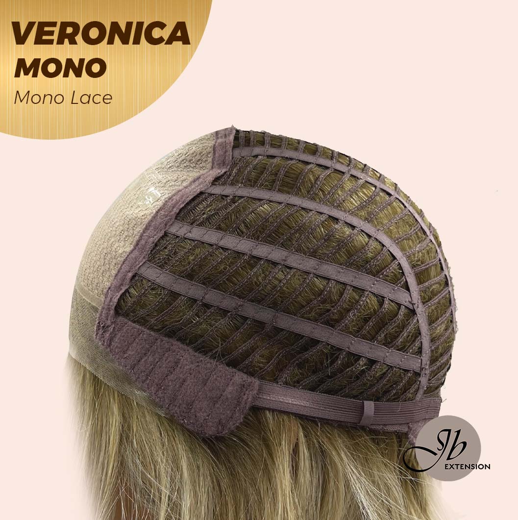 [PRE-ORDER] JBEXTENSION VERONICA MONO Monofilament Handmade Wig 6X5 Full Monofilament Hand Tied Top Wig 12 Inches Blonde Wave Mono Lace Wig With Anti-slip Silicone Strips Glueless Wig VERONICA MONO【BENDY EAR TABS】 Alexwigs