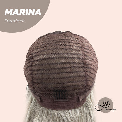 JBEXTENSION 20 Inches Silver Color Wave Pre-Cut Frontlace Glueless Wig MARINA Alexwigs