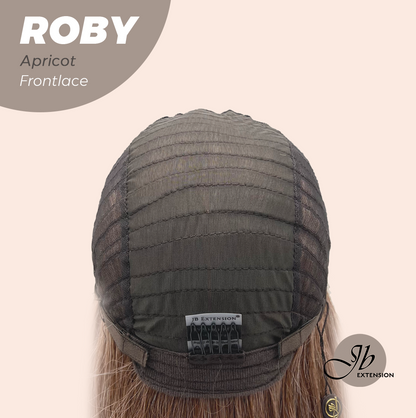 JBEXTENSION 22 Inches Apricot Women Pre-Cut Frontlace Glueless Wig ROBY APRICOT Alexwigs