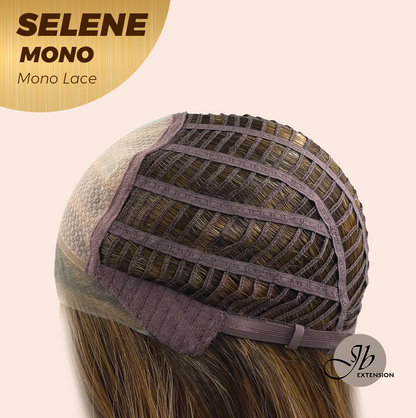 [PRE-ORDER] JBEXTENSION SELENE MONO Monofilament Handmade Wig 6X5 Full Monofilament Hand Tied Top Wig 25 Inches Caramel Mono Lace Wig With Anti-slip Silicone Strips Glueless Wig SELENE MONO【BENDY EAR TABS】 Alexwigs