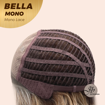 [PRE-ORDER] JBEXTENSION BELLA MONO Monofilament Handmade Wig 6X5 Full Monofilament Hand Tied Top Wig 15 Inches Peach Blonde Mono Lace Wig With Anti-slip Silicone Strips Glueless Wig BELLA MONO【BENDY EAR TABS】 Alexwigs