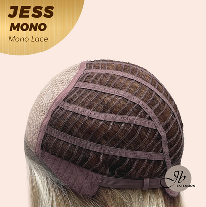 [PRE-ORDER] JBEXTENSION JESS MONO Monofilament Handmade Wig 6X5 Full Monofilament Hand Tied Top Wig 10 Inches Blonde Mono Lace Wig With Anti-slip Silicone Strips Glueless Wig JESS MONO【BENDY EAR TABS】 Alexwigs