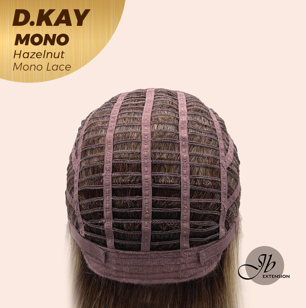 [PRE-ORDER] JBEXTENSION D.KAY MONO Partial Monofilament Wig 18 Inches Hazelnut Partial Mono Lace Glueless Women Fashion Wig D.KAY MONO HAZELNUT【BENDY EAR TABS】 Alexwigs